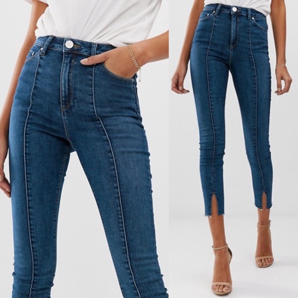 ASOS Plus Size Ridley High Waist Skinny Jean 34/36 - Picture 1 of 16